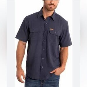 Orvis short sleeve tech shirt blue medium‎